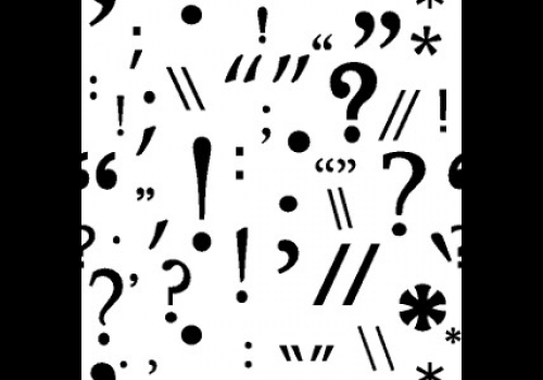collection of punctuation marks